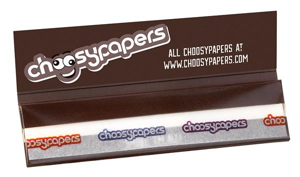 Choosypapers King Size Slim Zigarettenpapier "choosypapers Wood", 25er Box (32 Blatt) — Vorschaubild