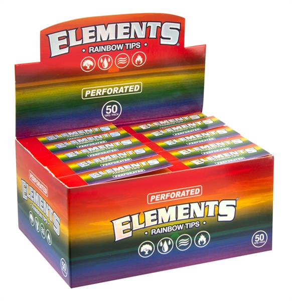 Elements RAINBOW Filtertips perforiert (1 Box) von Elements — online kaufen bei Only Bubatz