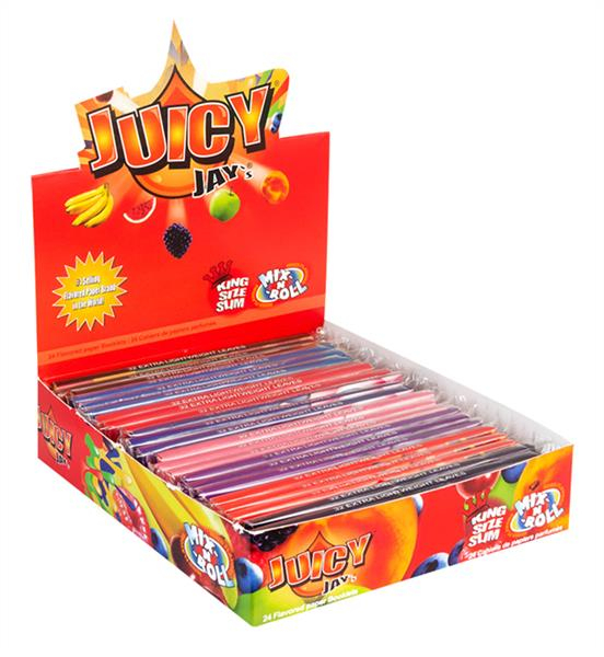 Juicy Jays King Size Slim aromat. Papier, Mix`n`Roll (1 Box) von Juicy Jays — online kaufen bei Only Bubatz